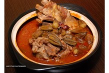 Bhindi Gosht - Okra with Lamb Curry