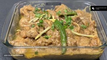 white mutton karahi