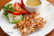 Chicken Satay with Peanut Sauce Recipe