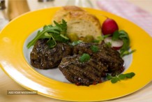 Sumac-Crusted Lamb Fillets with Baba Ganouj Recipe