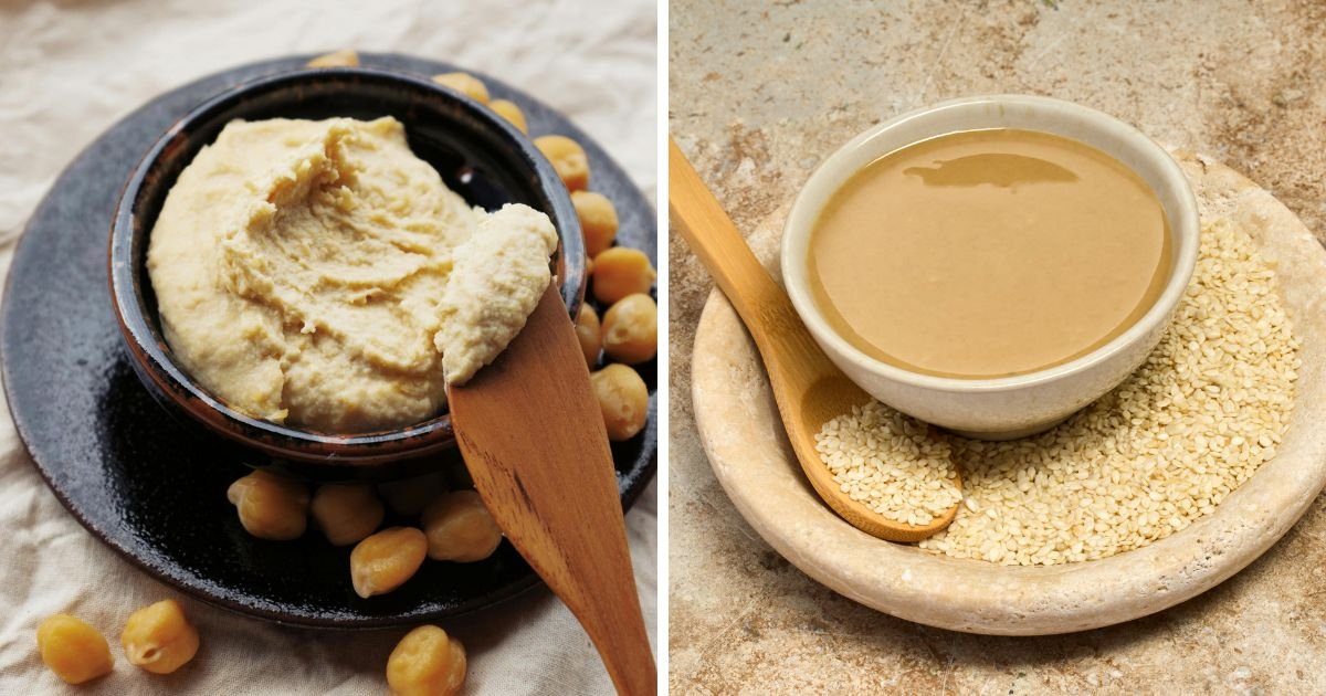 Hummus and tahini