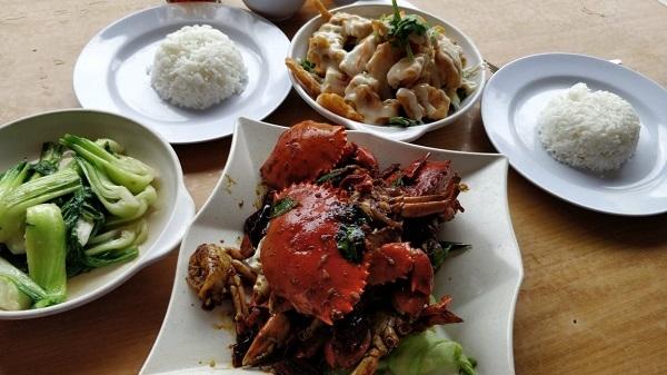 lunch in chinatown in Kuala Terengganu