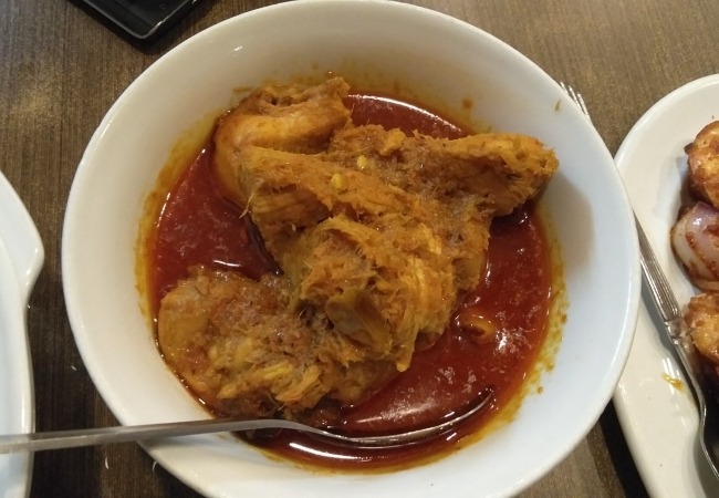 Devil curry is a popular dish on Nyonya menu