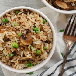 Chicken and Mushroom Pulao Recipe