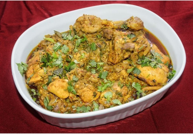 Baked Achari Chicken