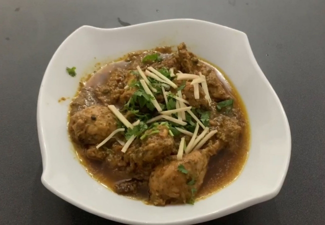 Green Chicken Karahi Recipe