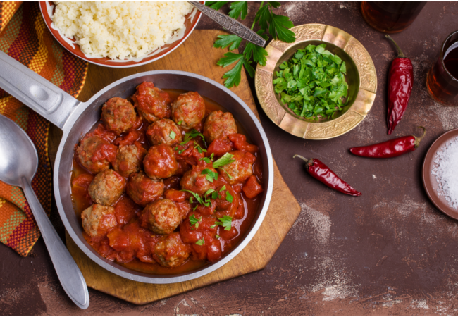 Meat Balls With A Spicy Kick